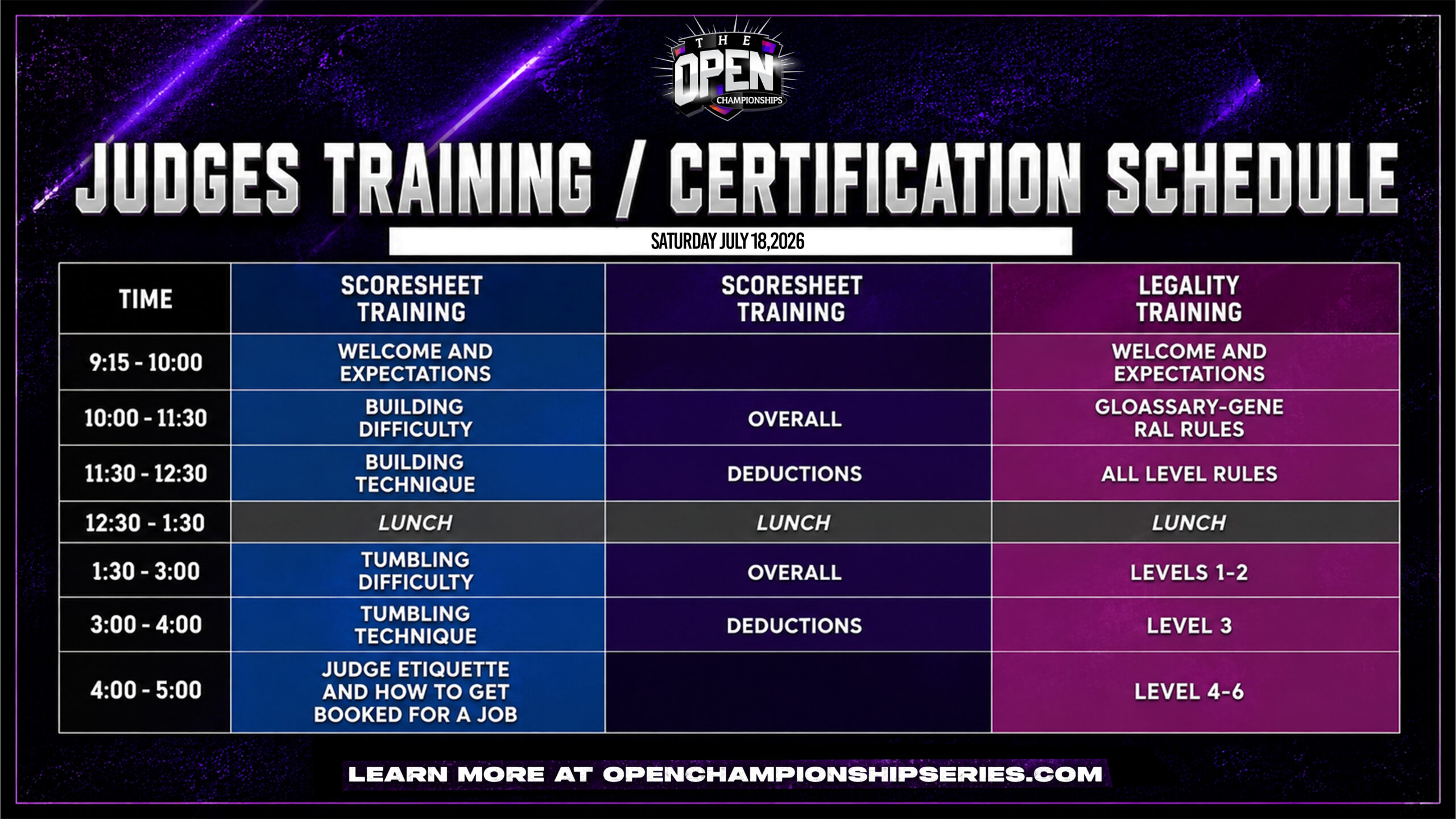 judges training